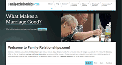 Desktop Screenshot of family-relationships.com